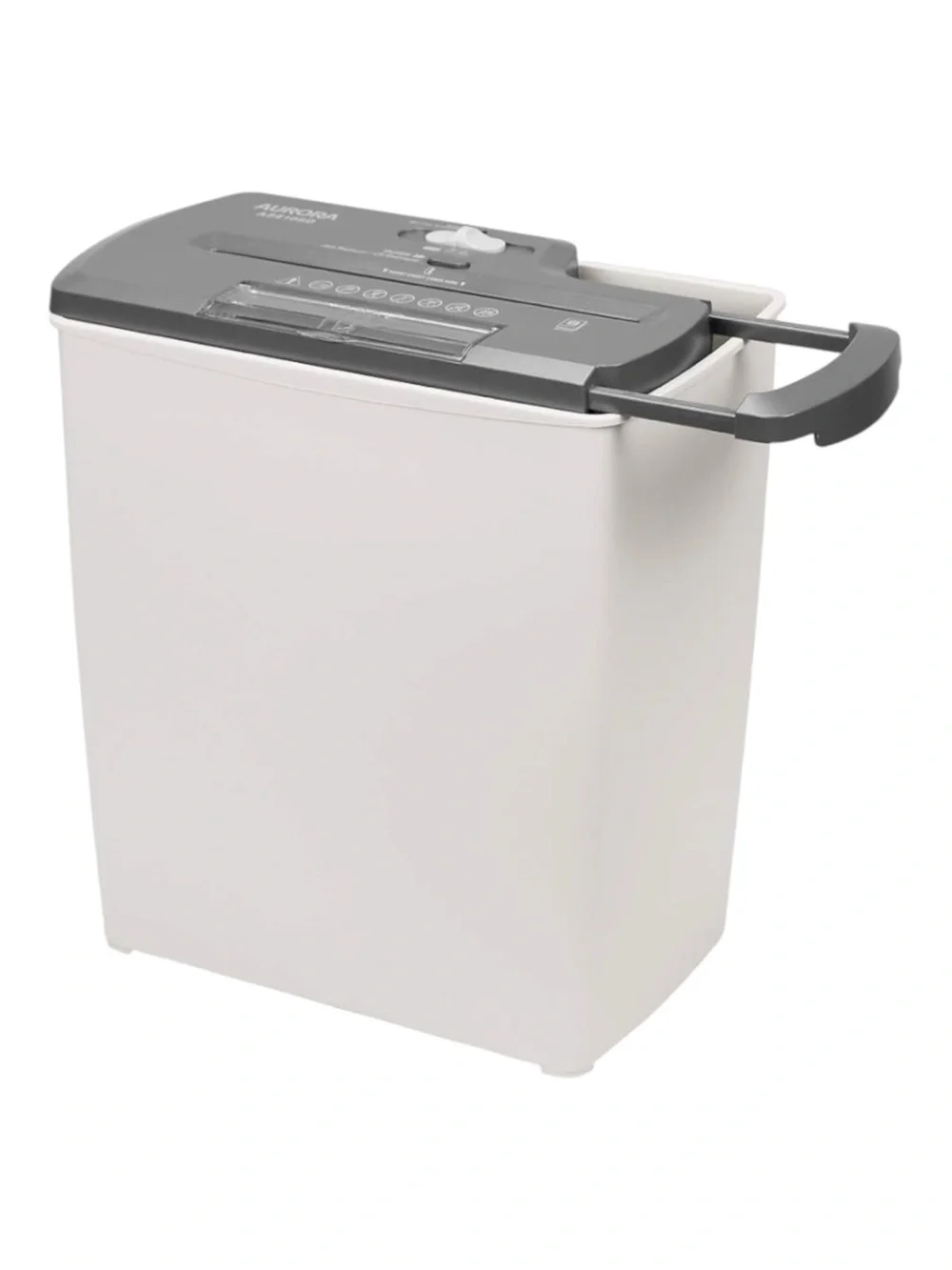 Aurora AS810SD 8-Sheet Strip-Cut Paper, CD and Credit Card Shredder Basket